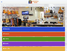 Tablet Screenshot of memorialmusic.com